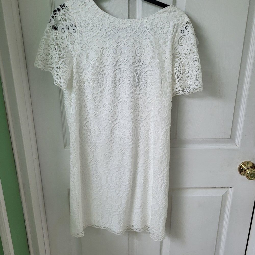 New Lacey Dress - Perfect for Warmer Weather - Neutral - Size 10